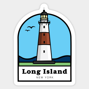 Long Island, New York. Sticker